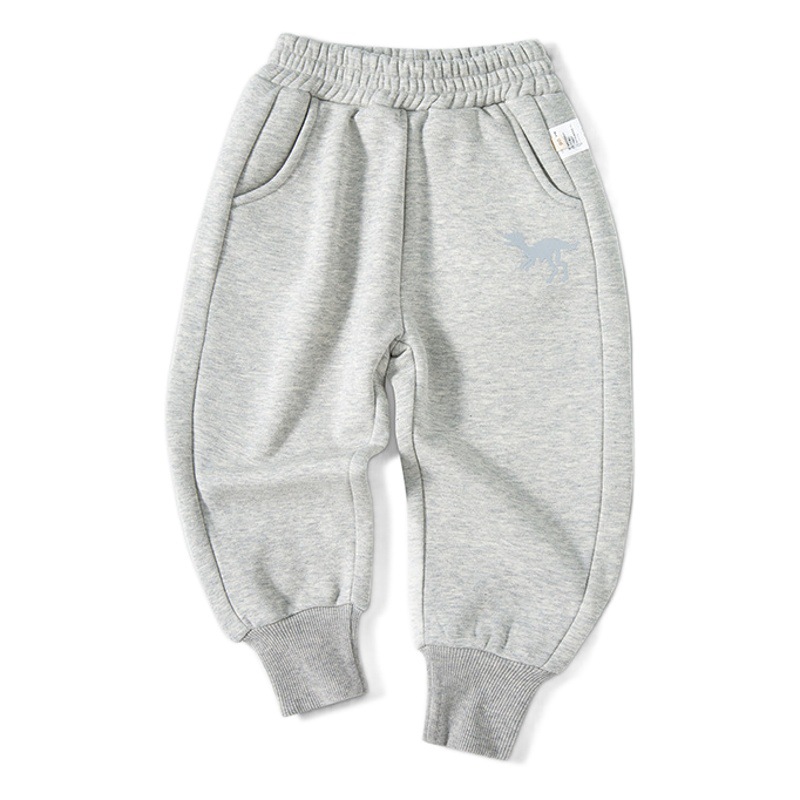 Korean style children's clothing spring fashion brand new children's sports pants fleece-lined boys' sweatpants baby long pants one consignment