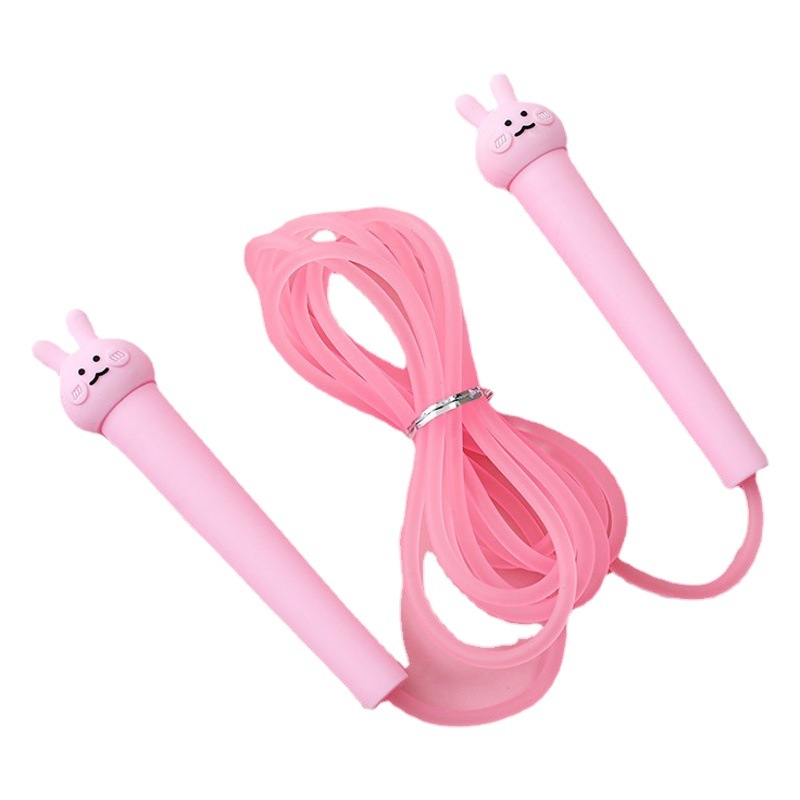 Children's rope skipping primary school entrance examination training special non-knotted beginners cartoon cordless sports manufacturers wholesale