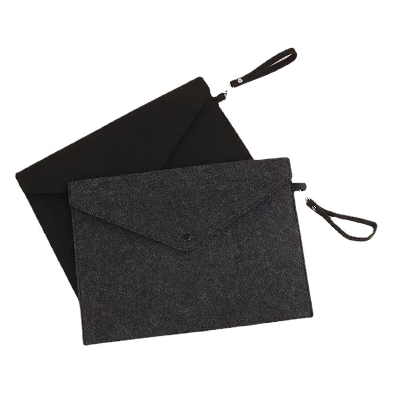 Felt File Bag A4 File Bag Laptop Storage Bag Office File Storage Bag File Bag Gift Packaging
