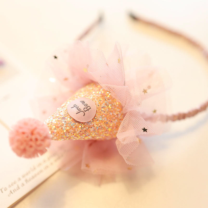 Picture of Korean Style Cute Baby Crown Small Hat Hair Band Baby Newborn Simple Centenarian Banquet Headwear