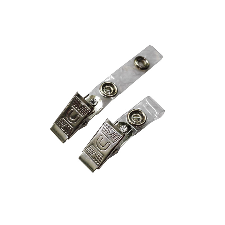 Picture of Wholesale Colorful Plastic Id Card Holder, Badge Holder, Metal Work Permit Employee Work Card Holder, English Clip, Iron Clip