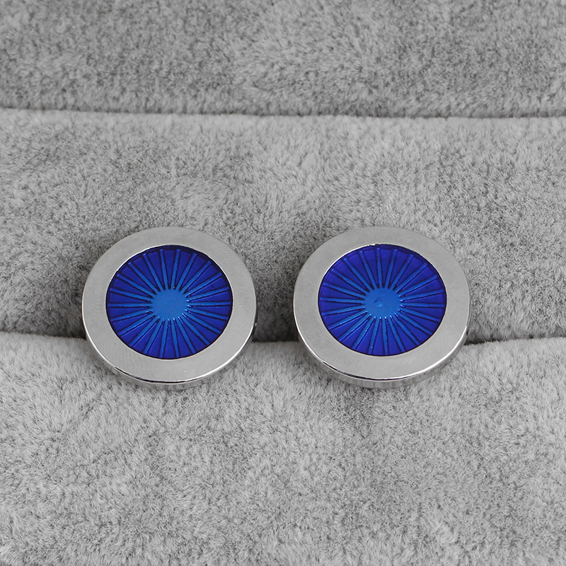 Picture of Wish European and American Joker Personalized Business Oil Dropping French Shirt Men's Fashion Business Cufflinks Cufflinks