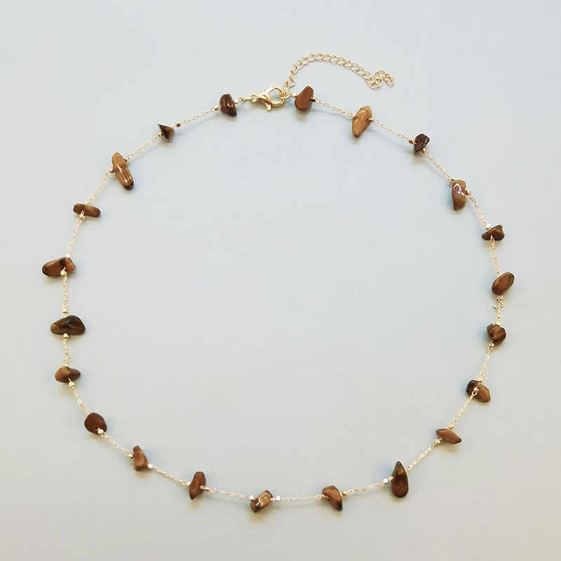 Picture of European and American Cross-border Color Candy Women's Waist Chain Irregular Natural Gravel Adjustable Sexy Body Jewelry Chain