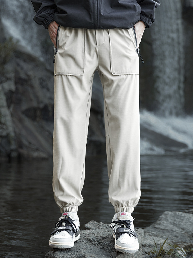 24 Tide Brand Outdoor Mountain Style Rush Pants Loose Straight Casual Pants Functional Sports Casual Pants Waterproof Mountaineering Pants
