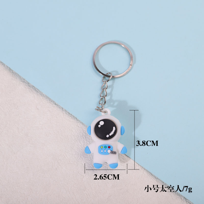 Picture of Spot cartoon astronaut keychain ornaments cute schoolbag anti-lost spaceman doll pendant handbag accessories