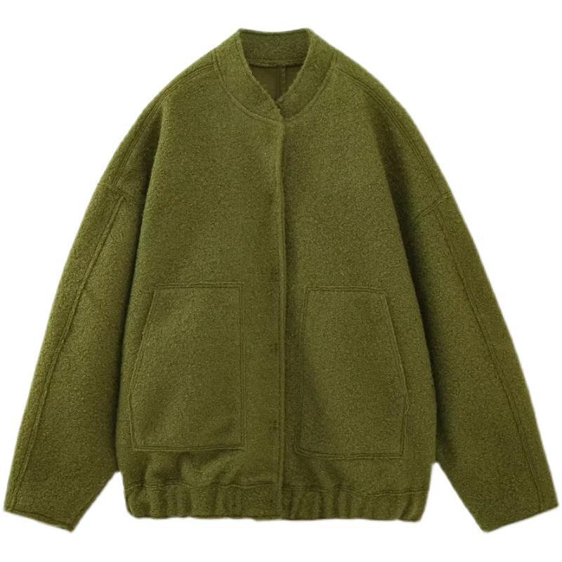 Picture of TAOP & ZA spring new women's collar pocket loose pilot coat 5070/158 5070158