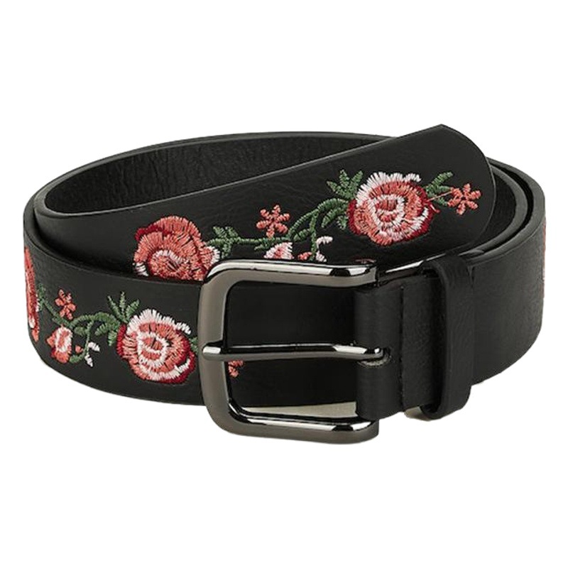 European and American New in stock Spring and Summer Flower Belt Sweet Women's Embroidered Belt All-match Ethnic Women's Fashion Belt