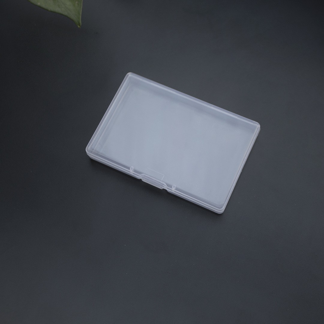 Picture of Foreign trade 1.8cm cross-border plastic packing box PP jewelry parts square box Amazon flat box transparent transparent rectangular