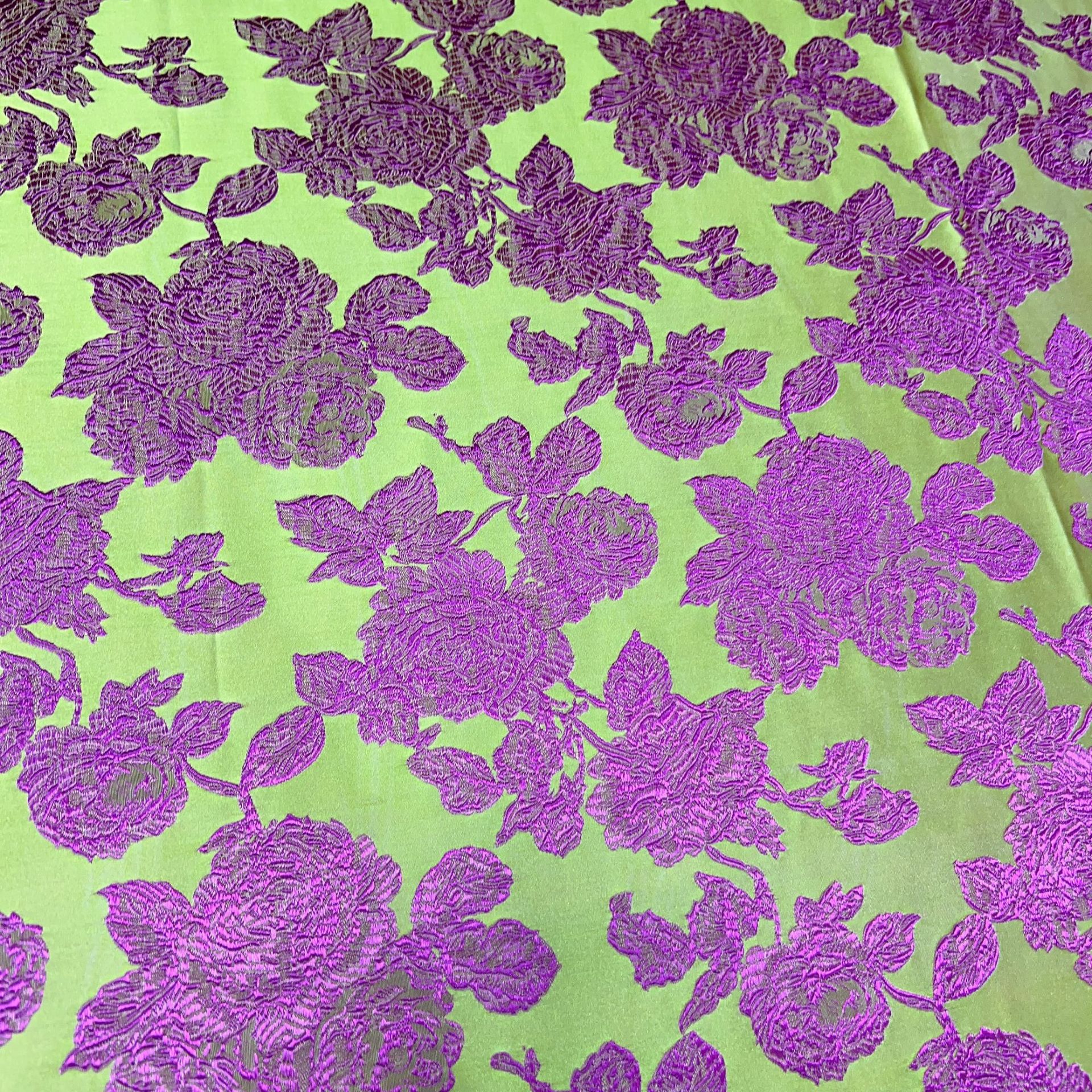 Picture of Brocade 150 rose new Chinese style cheongsam vest fabric wedding festive jacquard fabric wholesale