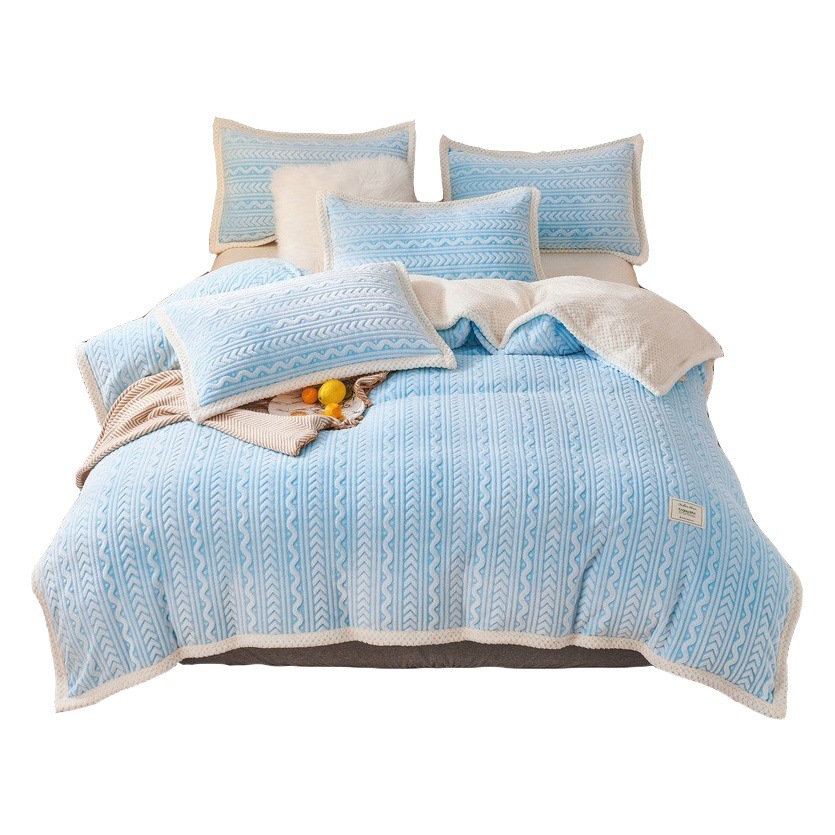 Blanket Coral Fleece Blanket Air-conditioning Blanket Thickened Office Nap Blanket Blanket Blanket Cover Flannel Blanket Wholesale