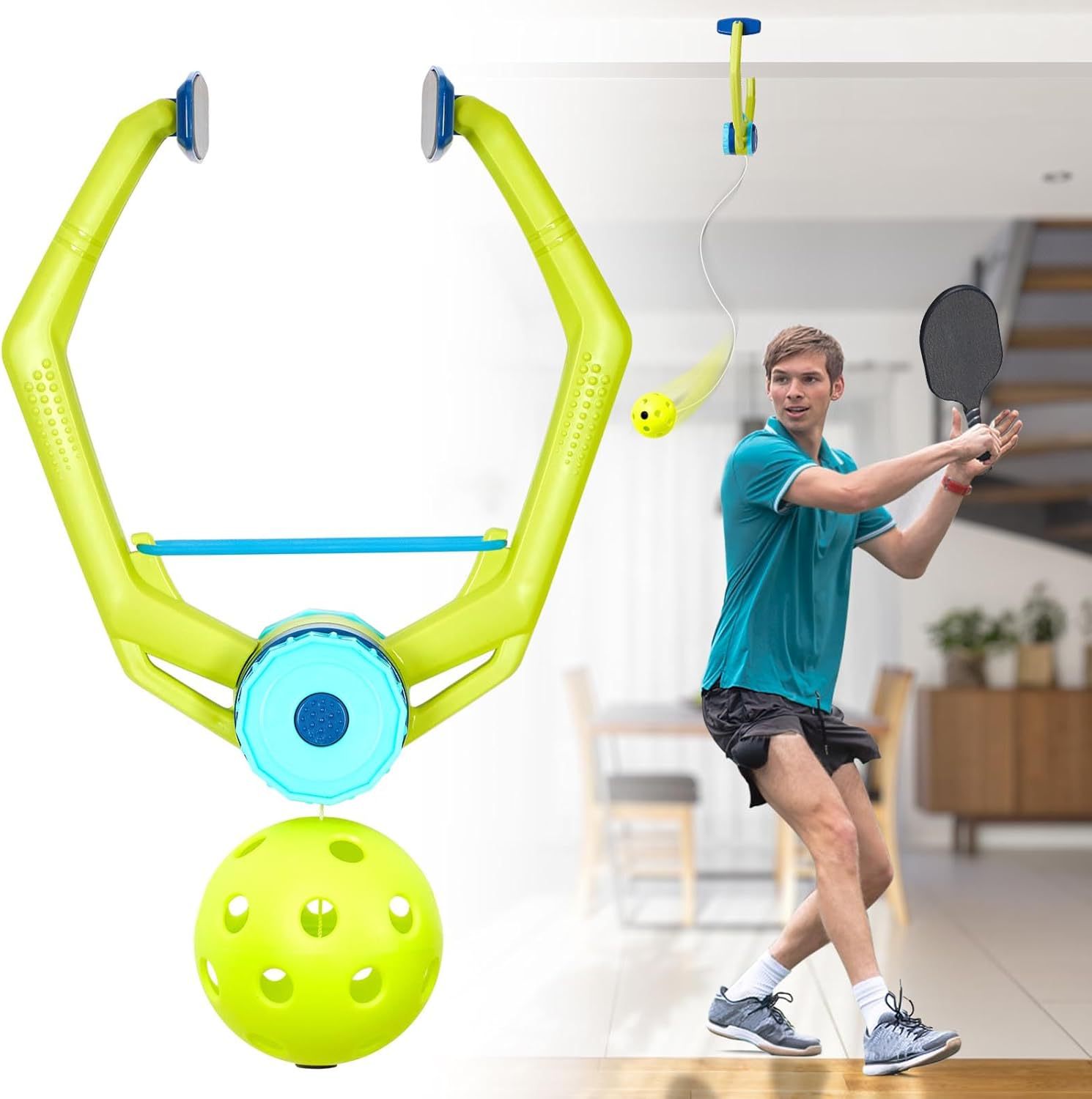 Hanging Peak Ball Trainer Continuously Rebound to Enhance Reaction Time Hand-eye Coordination Indoor and Outdoor Universal