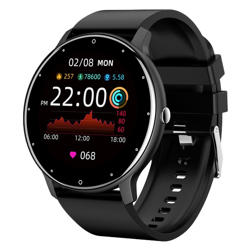 Cross-Border Zl02Cpro Smart Watch Round Screen Bracelet Phone Heart Rate Sleep Weather Sports Touch Screen