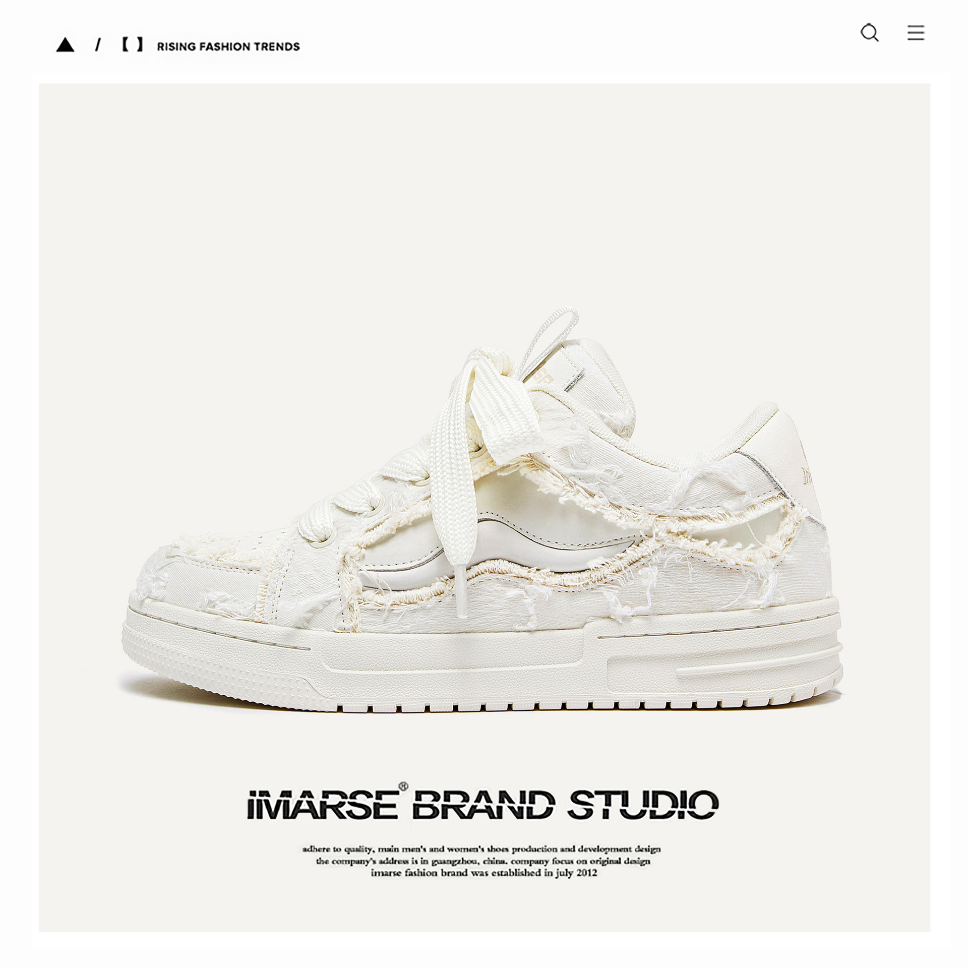 Guangzhou Shoes Destruction Series Designer Bread Shoes Casual Trendy Heightening Board Shoes Women's Trendy Shoes for Men and Women