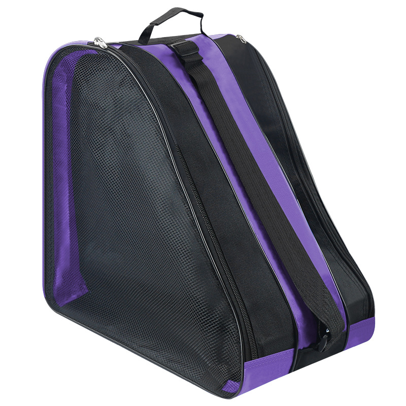 Picture of Thickened three-layer skate bag can hold a full set of in-line wheel bag single-shoulder roller skate bag triangle roller skate shoe bag wear-resistant
