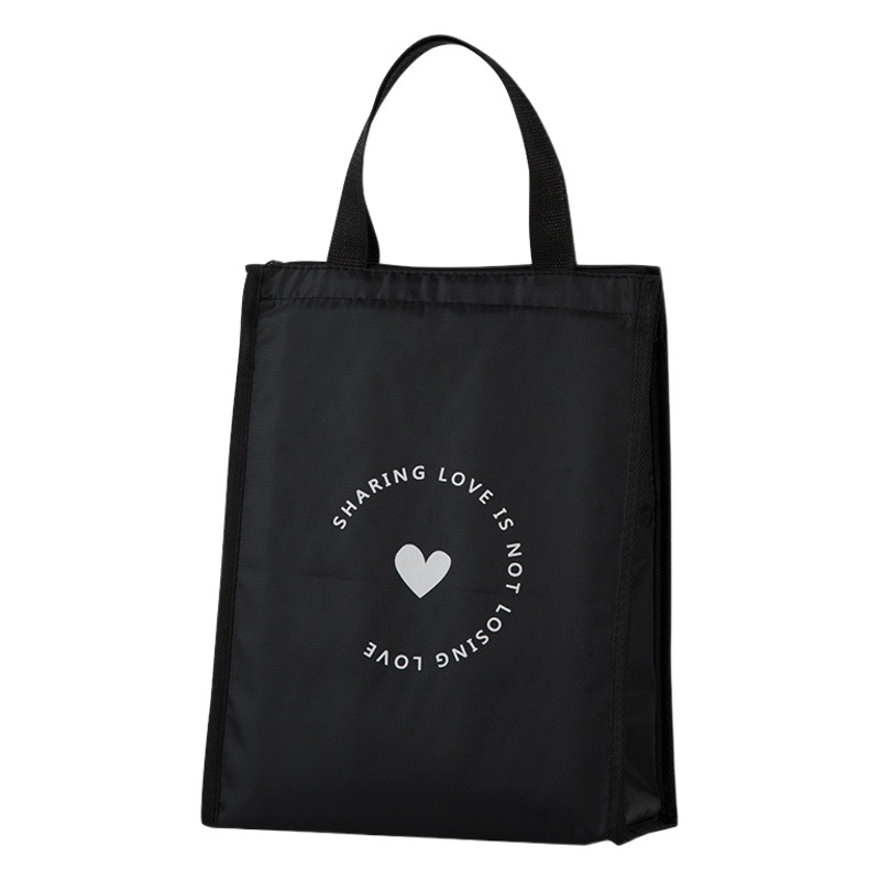 Waterproof Insulated Bag Oxford Cloth Lunch Bag Thermal Cooler Work Tote Bag Student Style Waterproof Thickened