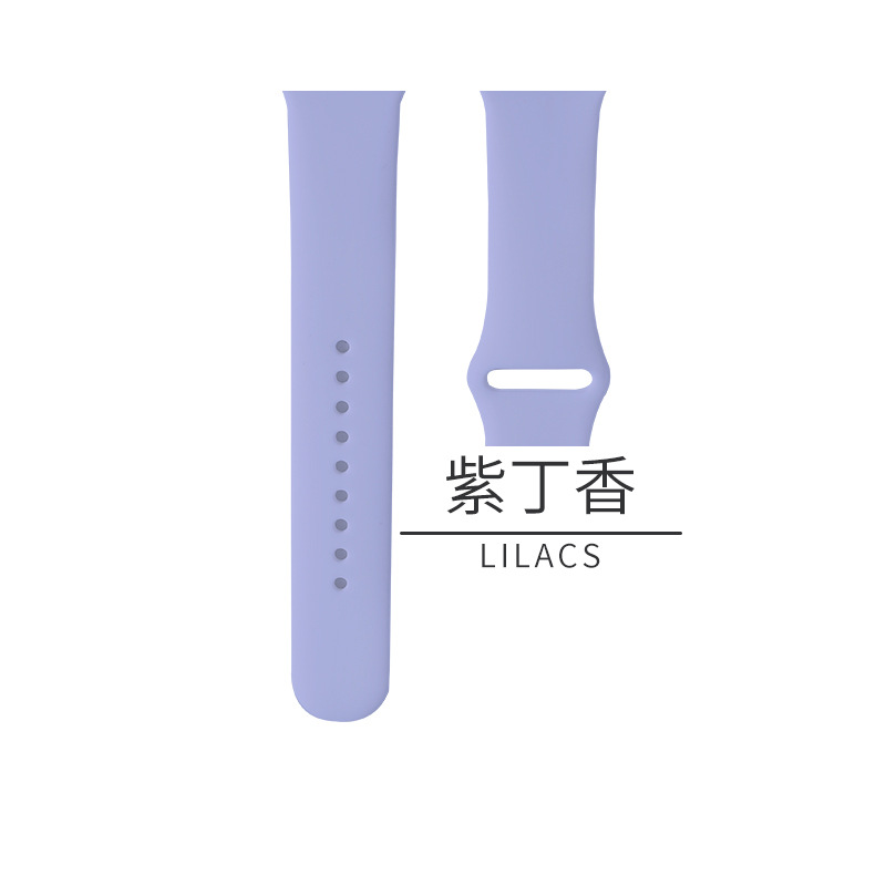 Picture of For AppleWatch Apple Silicone Strap iwatch1-9/SE Smart Watch Classic Sport Strap
