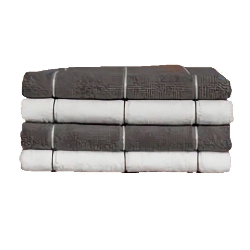 Picture of Amazon Hot Sale Pure Cotton Striped Kitchen Square Towel suit Easy Clean Plaid Square with Hook Wholesale