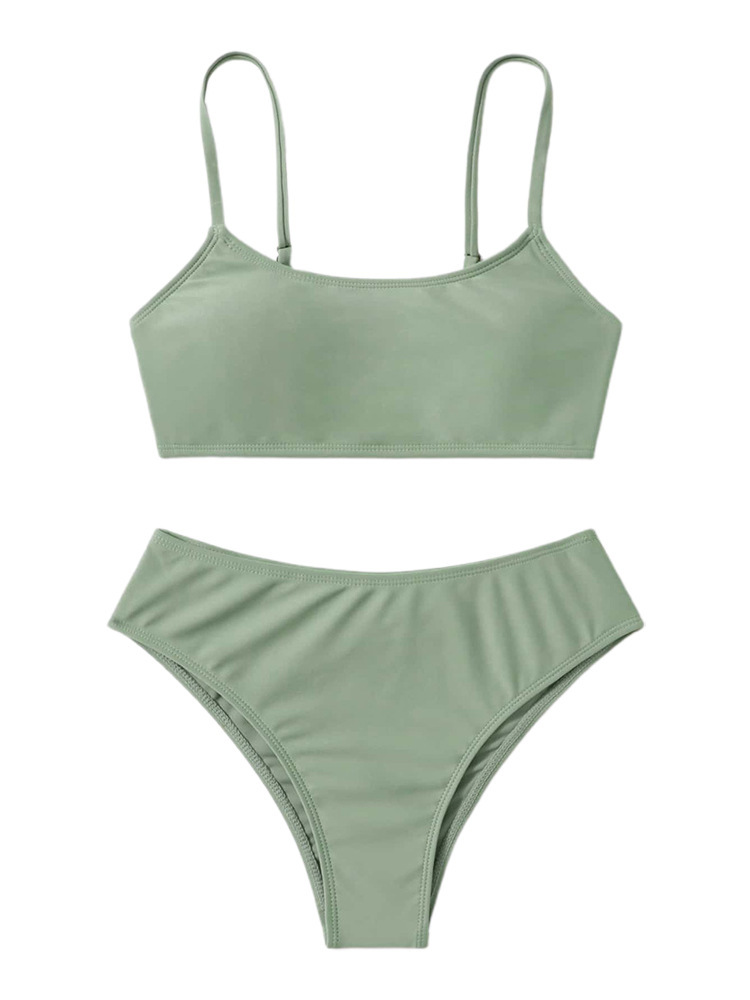 Picture of European and American New Children's Swimwear Girls' Split Bikini Big Kids Amazon Cross-border Swimwear in stock Bikini