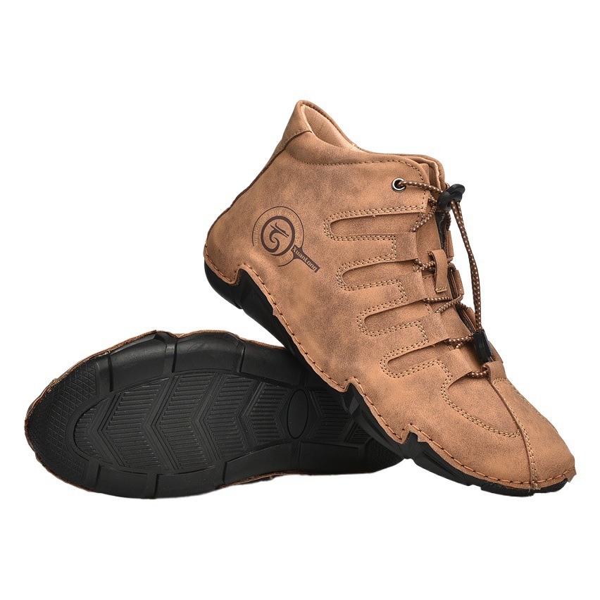 AliExpress Explosions Winter New Cross-border plus size Mid-high Cotton Men's Shoes Casual Amazon Hityin Martin Boots