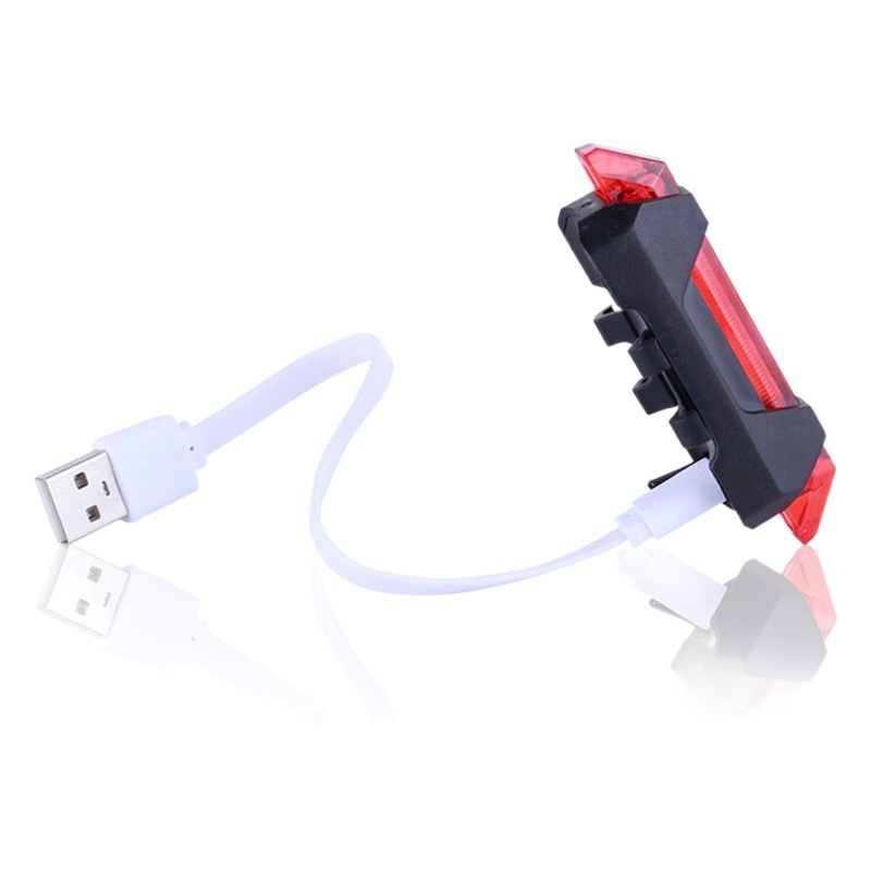 Bicycle taillight USB charging warning light flashing night riding LED Taillight mountain bike riding light bicycle equipment