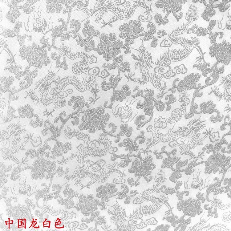 Picture of 150cm Wide Packaging Box Gift Box Multicolor Chinese Dragon Pattern Jacquard Cloth Ancient Dress Small Dragon Brocade