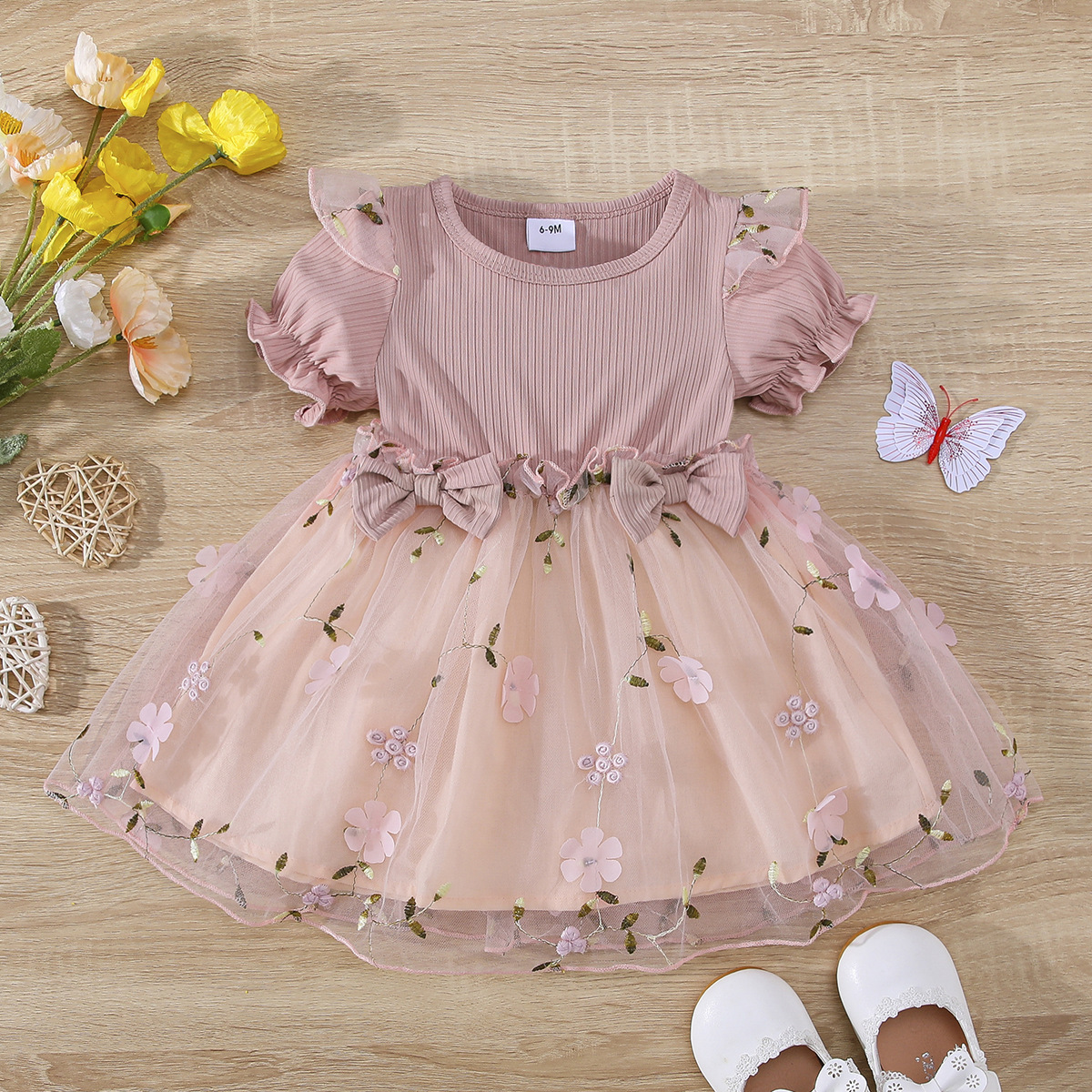 Cross-border Foreign Trade European and American Style Summer Clothes Girls Princess Skirt Baby Baby Gauze Children's dress
