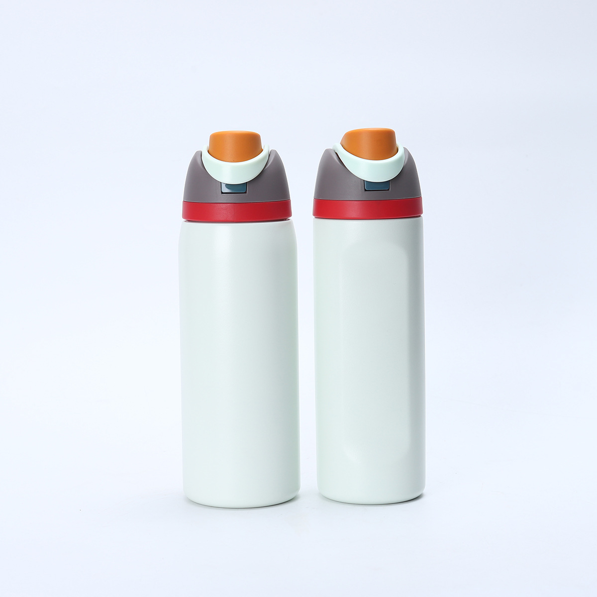 Picture of Cross-Border Double-Drink Lid Stainless Steel Thermos Cup for Men and Women, Outdoor Sports Fruit Cup 304 Stainless Steel Thermos Cup