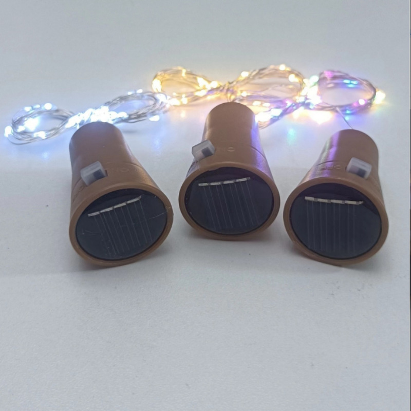 Picture of New Led Solar Light String Bottle Stopper Light Outdoor Waterproof Bar Atmosphere Light Wine Bottle Light Lantern Decorative Light String