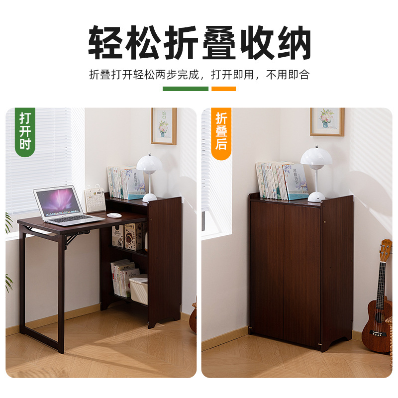 Picture of Foldable Student Desk and Chair Study Desk and Chair suit Home Computer Desk Desktop Table Simple Children's Study Desk