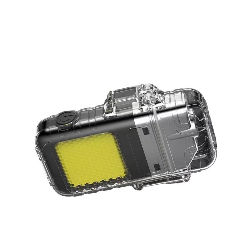 Picture of Cross-border multifunctional flashlight arc lighter rechargeable keychain light portable work light cigarette lighter