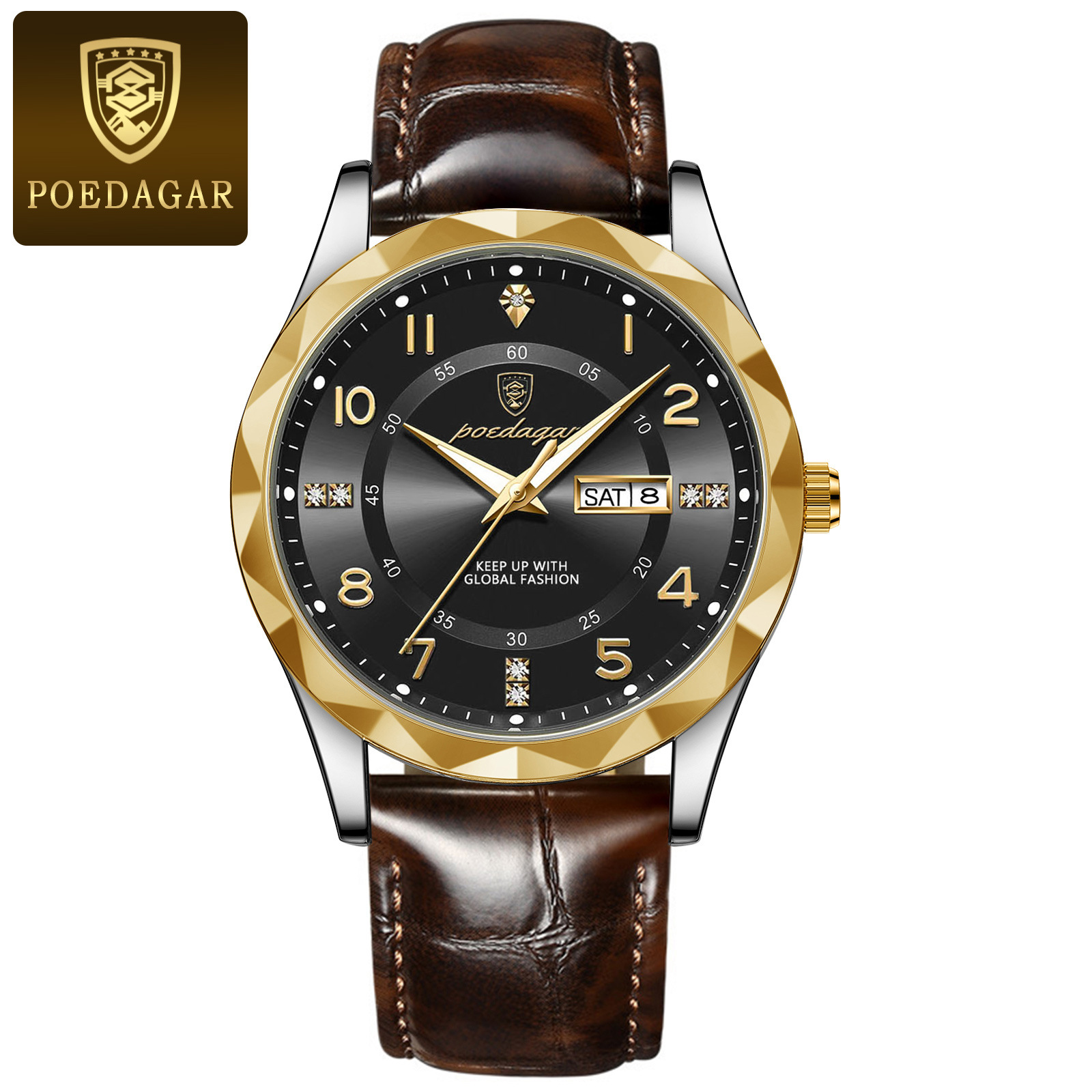 Picture of Swiss brand new belt men's watch waterproof luminous quartz watch live foreign trade explosions a generation of hair