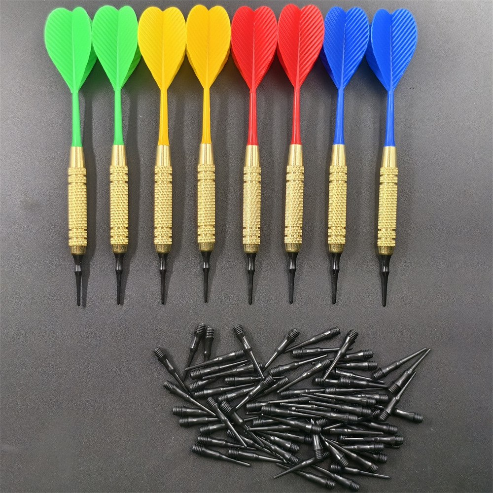8 pieces 18g Jinhui Darts, in stock, cross-border security colorful integrated soft darts, durable and weighing 174g