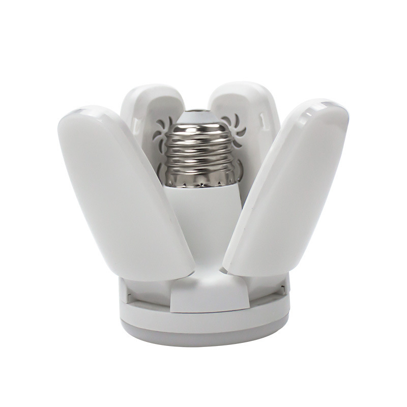 Picture of Four-leaf folding lamp new mini leaf lamp E27 screw super bright LED lighting bulb wholesale bulb burst