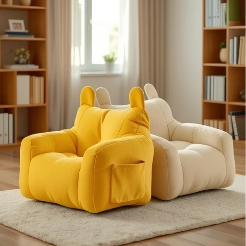 Children's small sofa, bear sofa chair, baby reading corner, children, boys and girls, home cute, living room, lazy and comfortable