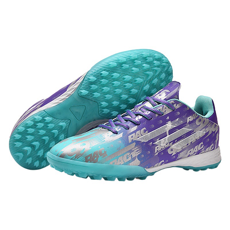 World Cup Mandarin Duck Primary School Children and Teenagers Broken Nails Spikes Outdoor Spikes School Competition Training Football Shoes