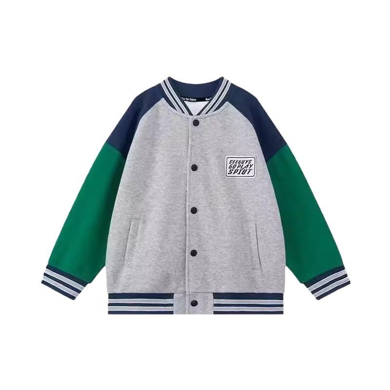 Picture of Children's Baseball Suit 2024 Spring New Boys' Coat Top Girls' Spring Jacket Baby Clothes Spring and Autumn Clothes