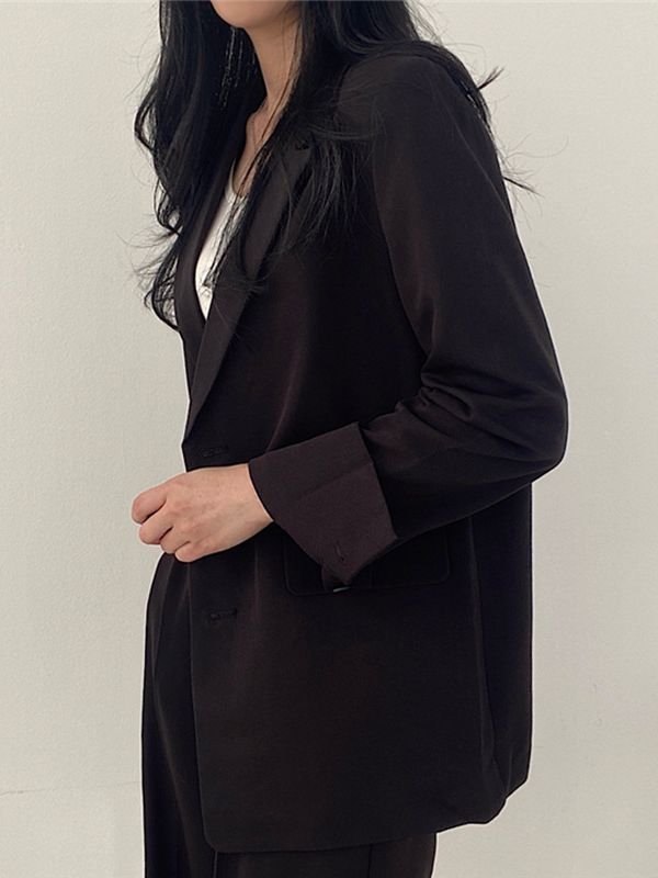 Picture of Suit Jacket High Sense Women's Spring and Autumn Design Sense Thin Niche Professional suit Temperament Slim-fit Small Suit Two-piece Set