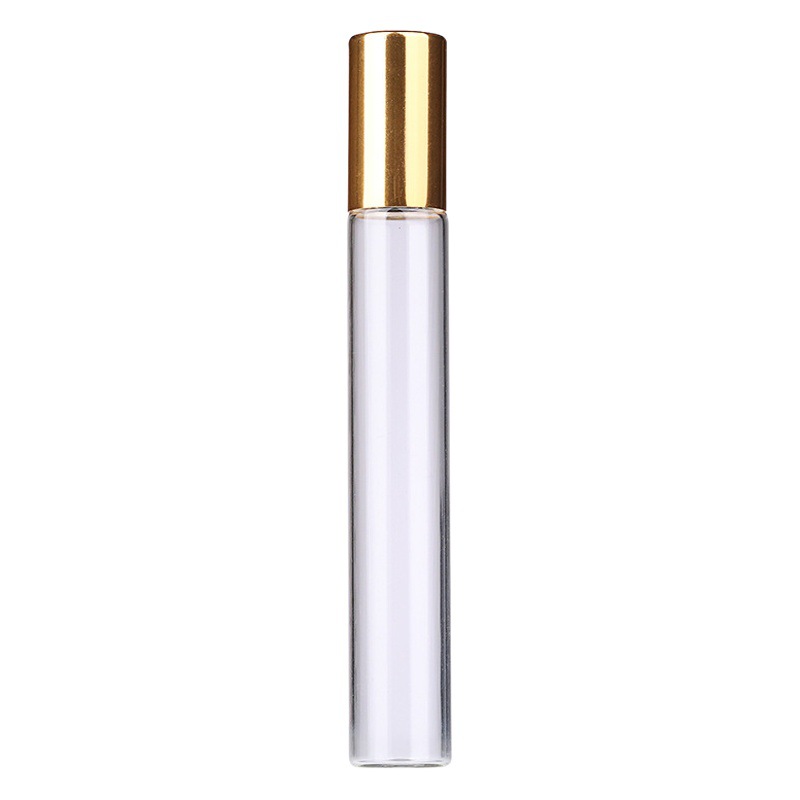 Z001-1Ml3Ml5Ml10Ml Glass Dispensing Rolling Ball Bottle Essential Oil Bottle Transparent Rolling Ball Bottle Portable Empty Bottle