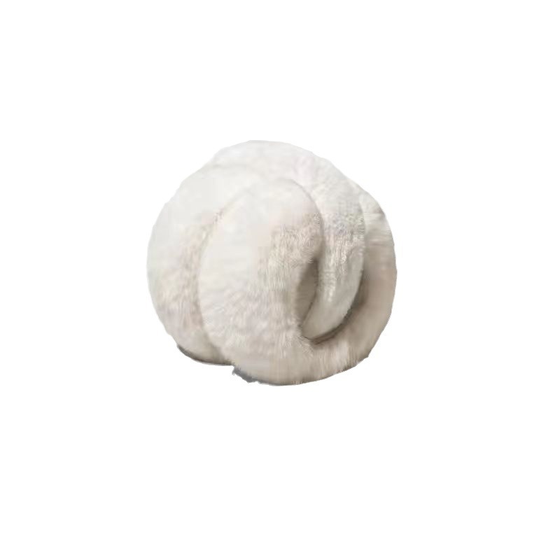 Picture of Plush earmuffs winter women's fashion winter warm Earmuffs Ear protection earmuffs foldable anti-freezing earmuffs for students 2