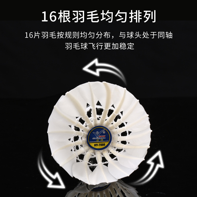 Picture of Factory wholesale Haoyuan Badminton 3-pack campus wholesale supermarket supply family use amateur entertainment ball
