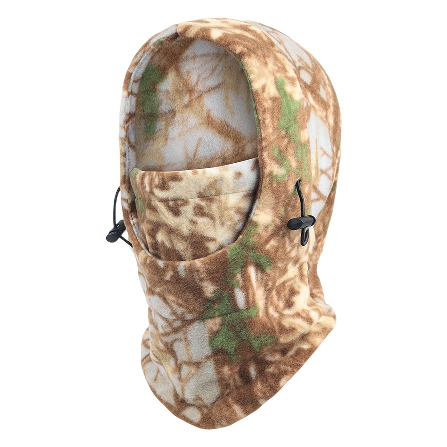 Qianqiwo autumn and winter riding mask cold-proof warm breathable ski headgear outdoor sports camouflage cap spot wholesale