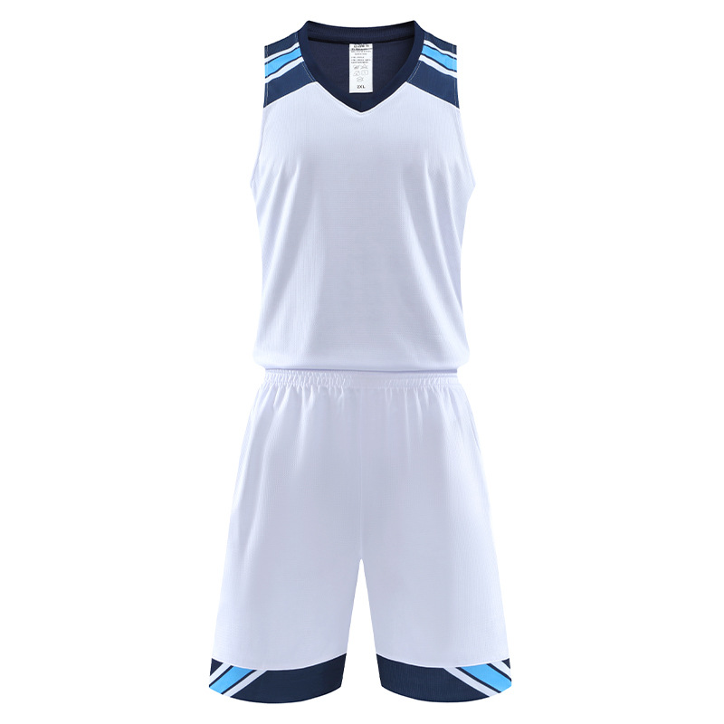 Picture of Men's and women's competition clothes fashionable color-inserted Sports American basketball clothes training clothes printable number logo suit pass