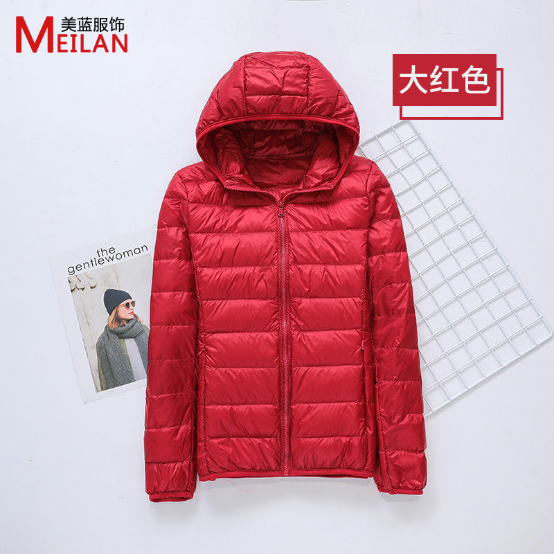 Picture of Women's down Jacket 2025 New Short Style Lightweight Thickened Warm Slim Fit Korean Style White Duck down Fashion Coat Wholesale