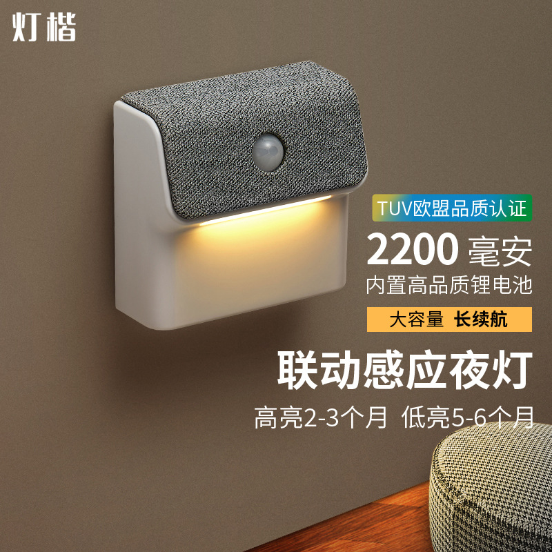New Amazon Induction Night Light Cross-Border Popular Bedroom Bedside Corridor Corridor Night Automatic Induction Night Light