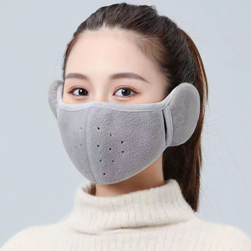 Picture of Warm mask autumn and winter thickened ear protection face cold-proof men and women three-dimensional washable riding windproof mask breathable hole