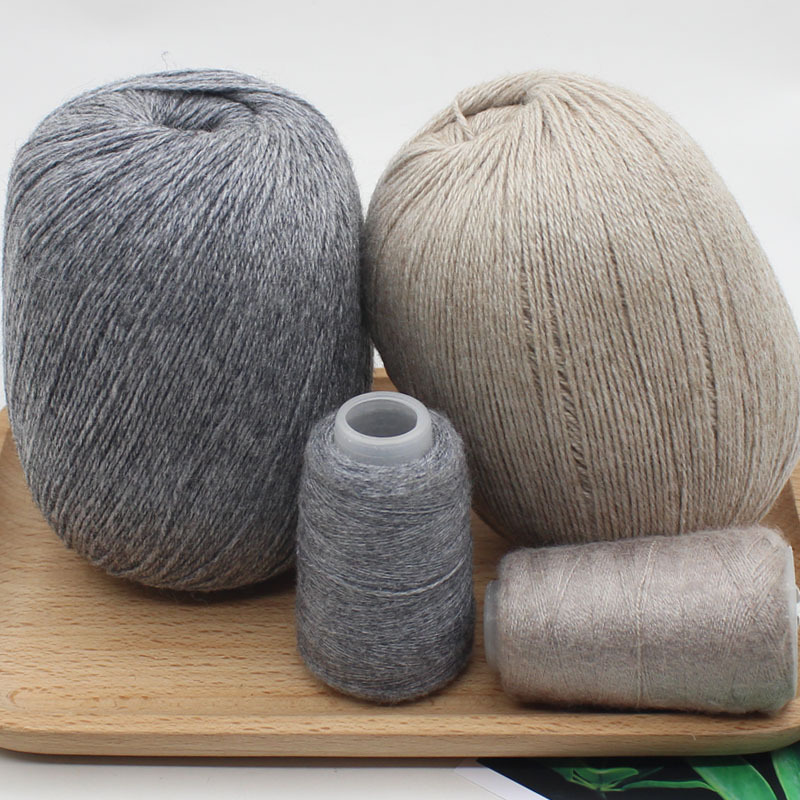 Cashmere Yarn Hand-knitted Fine Wool Knitted 3-strand Non-shrink Wash Scarf Hat Coat Line Soft Close-fitting Baby Line