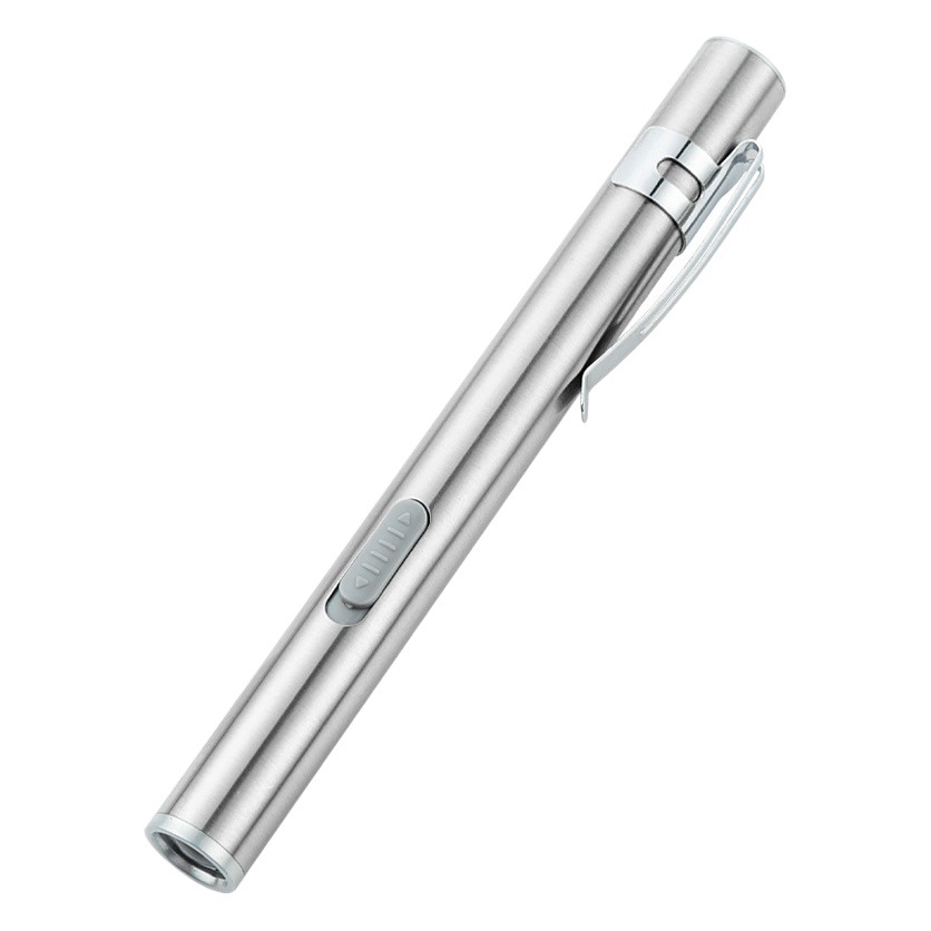 USB rechargeable flashlight mini flashlight stainless steel strong light outdoor rechargeable small flashlight manufacturers in stock wholesale