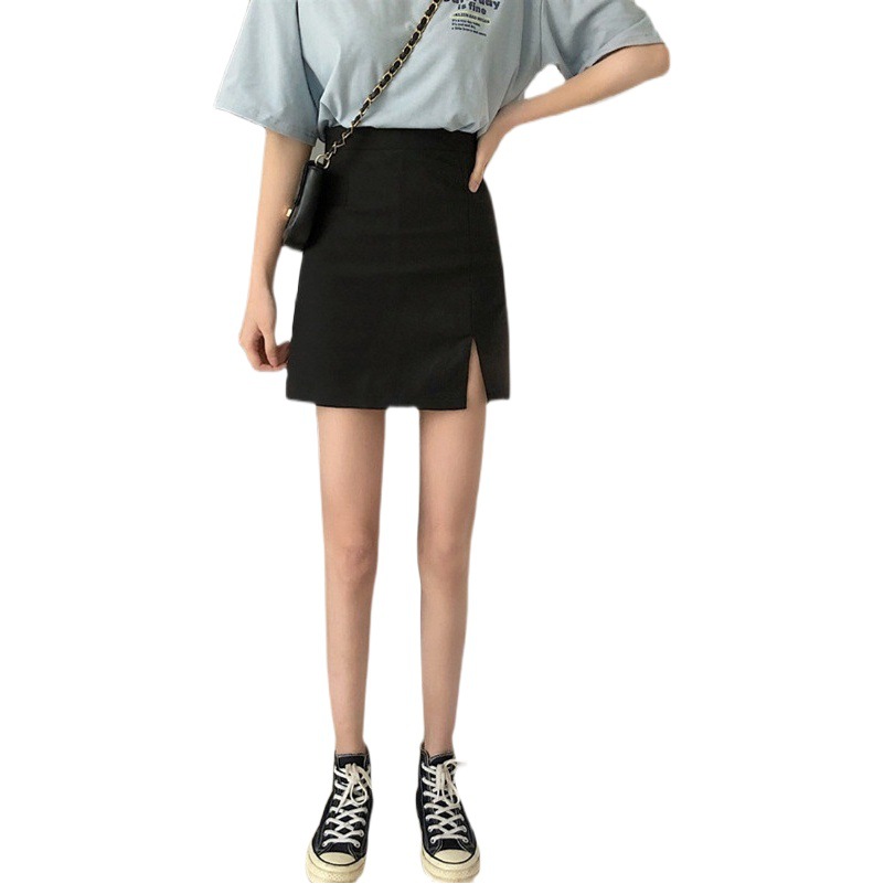 Large Size Women's Clothing Chubby Girl Fit Thick Thigh Skirt Summer New Style Chubby Girl Skirt Slim A- line Short Skirt