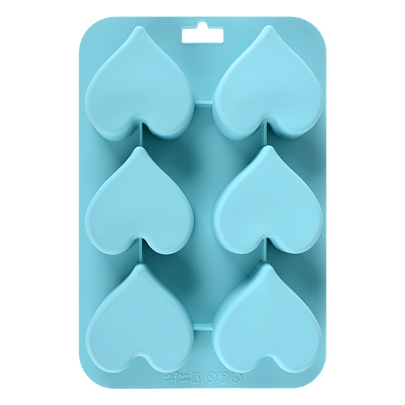 In stock silicone cake mold heart-shaped silicone muffin cup DIY handmade jelly pudding mold oven baking tools