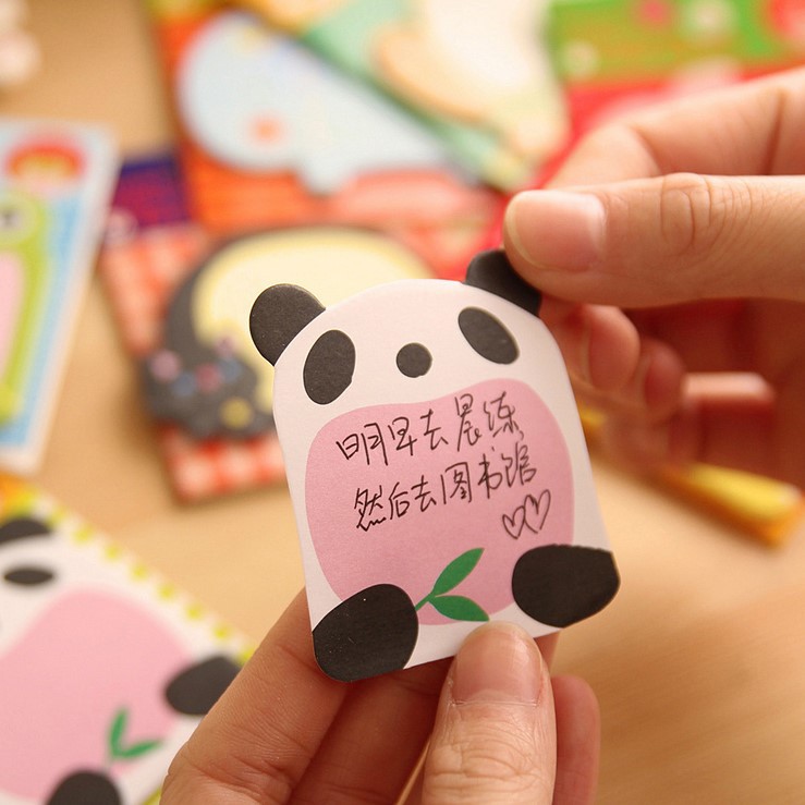Picture of Creative Post-it Notes N times Post-it Notes Everything Post-it Notes Student Gifts Cartoon Animal Post-it Notes Wholesale